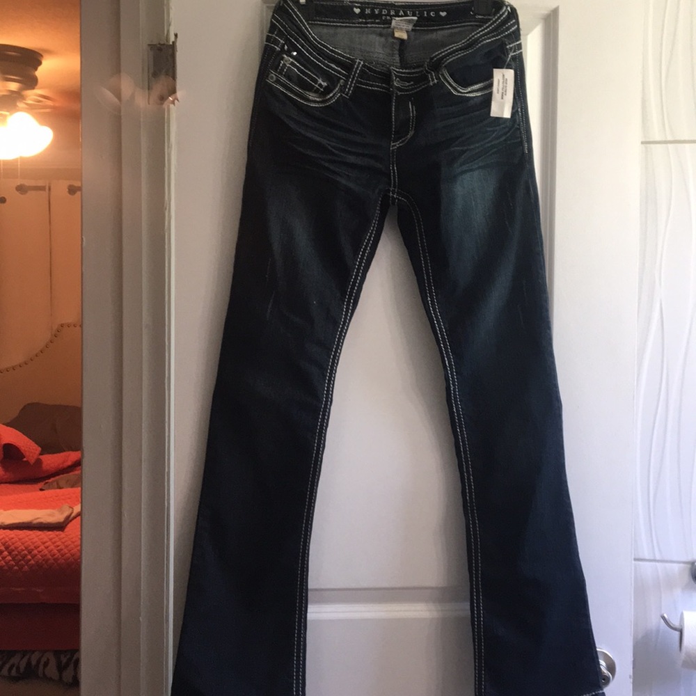 Hydraulic premium dark wash jeans